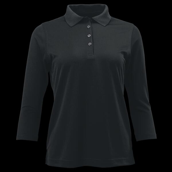 Women's Lady Palm Three-Quarter Sleeve Polo Thumbnail