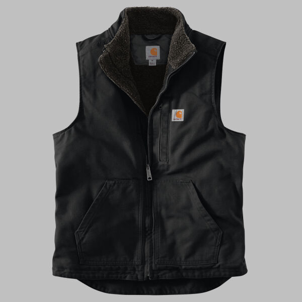 Sherpa Lined Mock Neck Vest Thumbnail