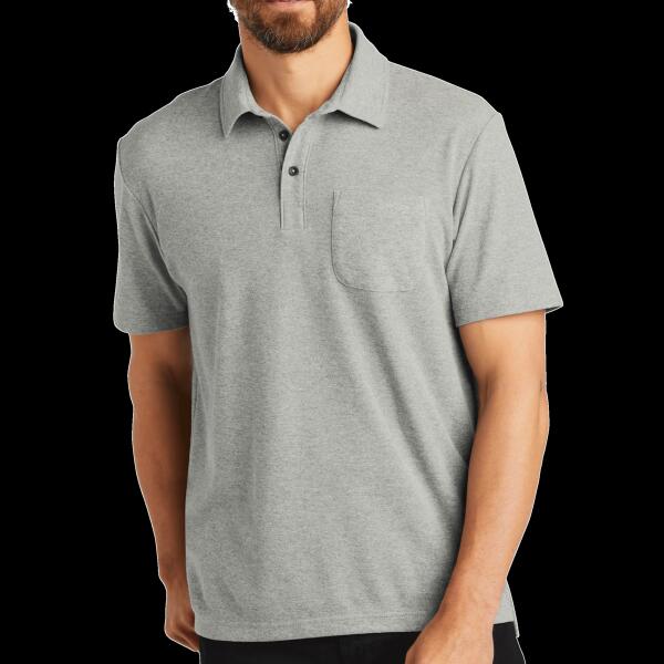 C Free ® Cotton Blend Pique Pocket Polo Thumbnail
