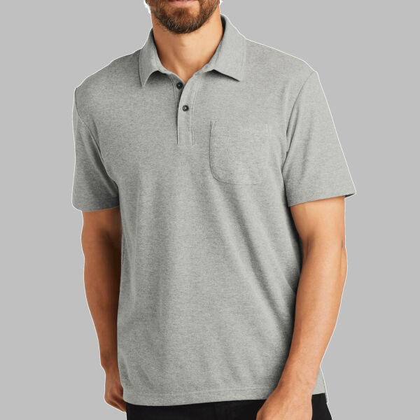 C Free ® Cotton Blend Pique Pocket Polo Thumbnail
