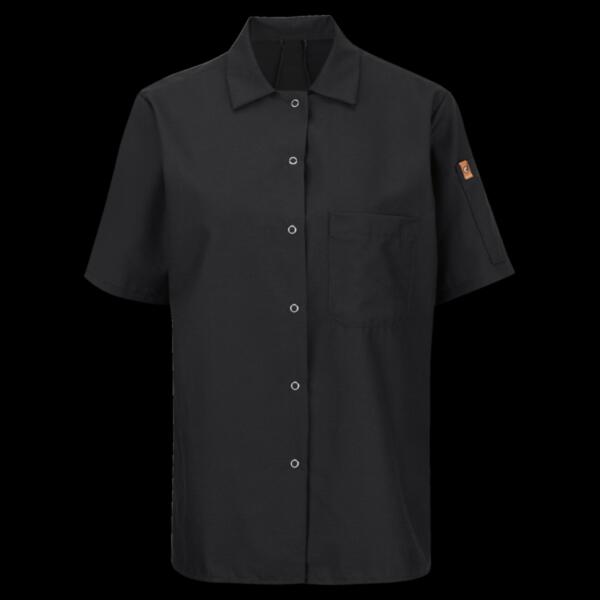 Women's Mimix™ Short Sleeve Cook Shirt with OilBlok Thumbnail