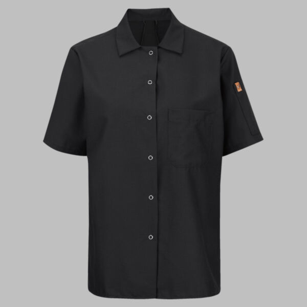 Women's Mimix™ Short Sleeve Cook Shirt with OilBlok Thumbnail