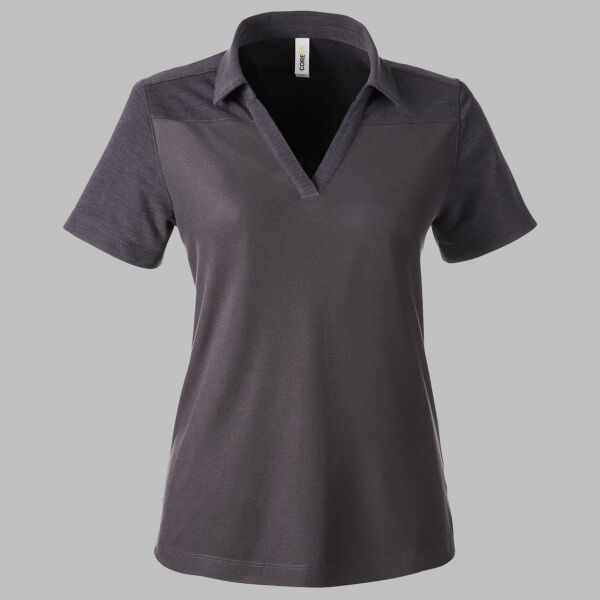 Ladies' Fusion ChromaSoft Colorblock Polo Thumbnail