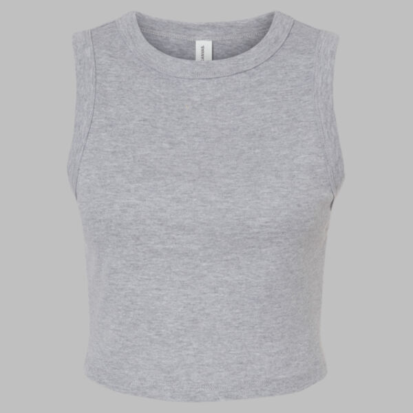 Women's Micro Rib Muscle Crop Tank Thumbnail