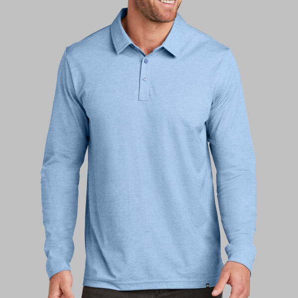 Oceanside Heather Long Sleeve Polo Thumbnail