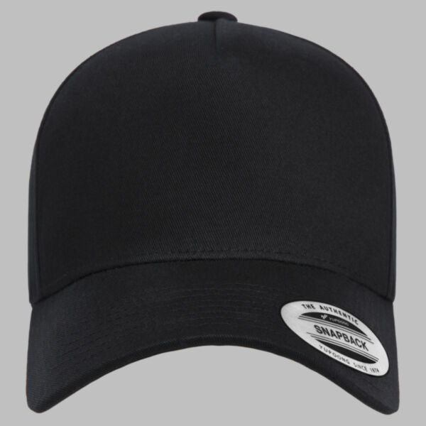 Retro Cotton Blend Trucker Snapback Cap Thumbnail