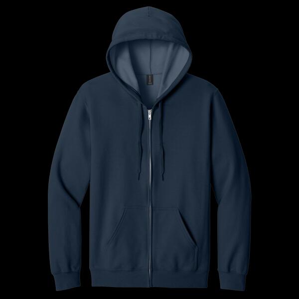 Softstyle ® Midweight Fleece Full Zip Hooded Sweatshirt Thumbnail