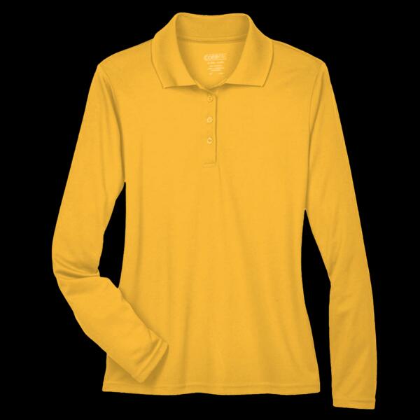 Women's Pinnacle Performance Long Sleeve Piqué Polo Thumbnail