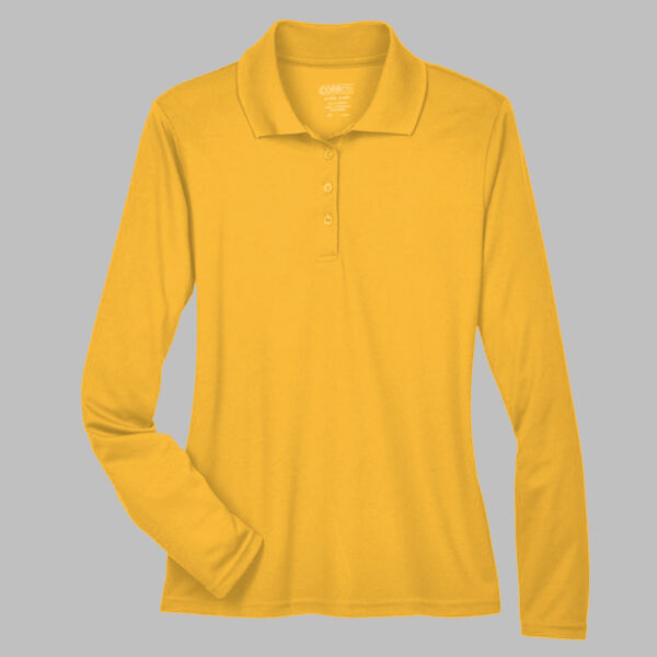 Women's Pinnacle Performance Long Sleeve Piqué Polo Thumbnail