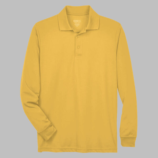 Men's Pinnacle Performance Long Sleeve Piqué Polo Thumbnail