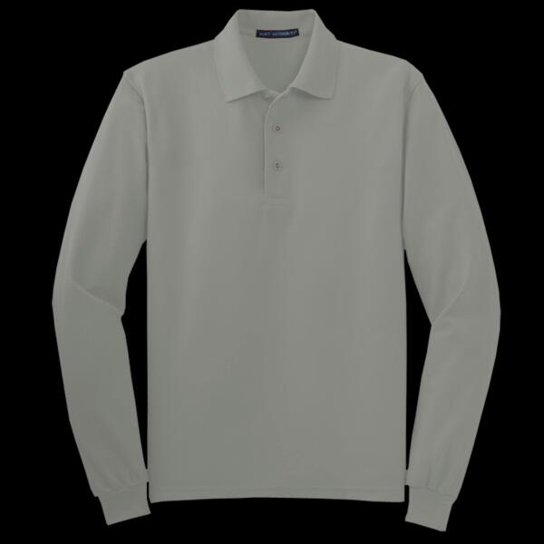Tall Silk Touch Long Sleeve Polo Thumbnail