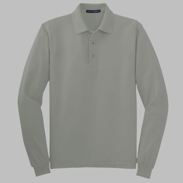 Tall Silk Touch Long Sleeve Polo Thumbnail