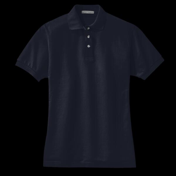 Women's Heavyweight Cotton Pique Polo Thumbnail