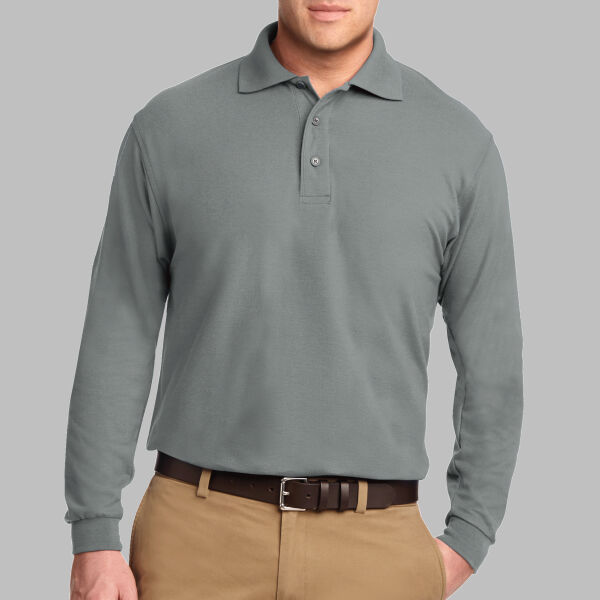 Silk Touch Long Sleeve Polo Thumbnail