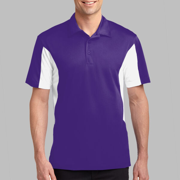 Side Blocked Micropique Sport Wick ® Polo Thumbnail