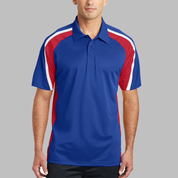 Tricolor Micropique Sport Wick ® Polo Thumbnail