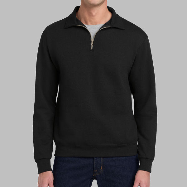 Super Sweats ® NuBlend ® 1/4 Zip Sweatshirt with Cadet Collar Thumbnail