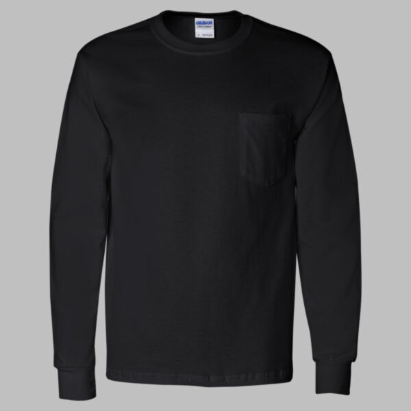 Unisex Ultra Cotton® Long Sleeve Pocket T-Shirt Thumbnail