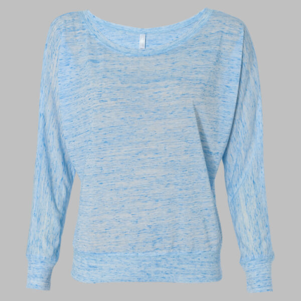 Women’s Flowy Off Shoulder Long Sleeve Tee Thumbnail