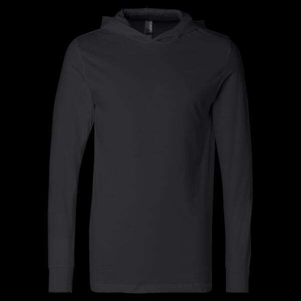 Unisex Jersey Hooded Long Sleeve Tee Thumbnail