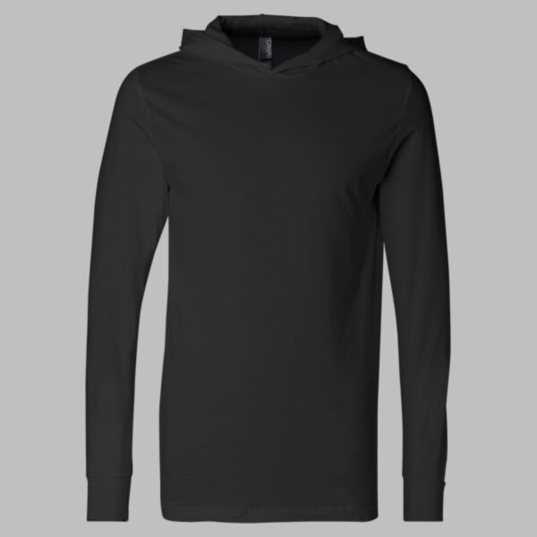 Unisex Jersey Hooded Long Sleeve Tee Thumbnail