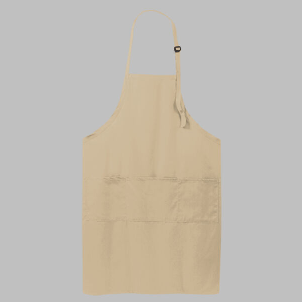 Easy Care Extra Long Bib Apron with Stain Release Thumbnail