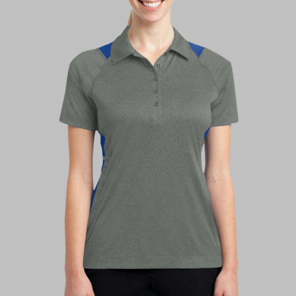 Women's Heather Colorblock Contender Polo Thumbnail
