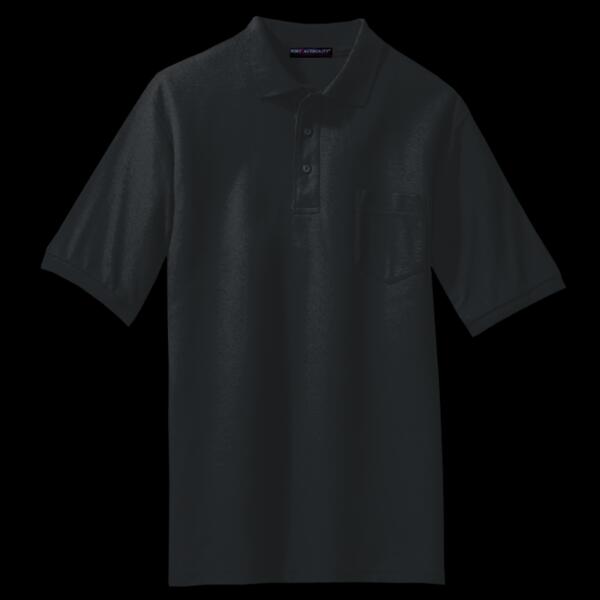 Tall Silk Touch Polo with Pocket Thumbnail