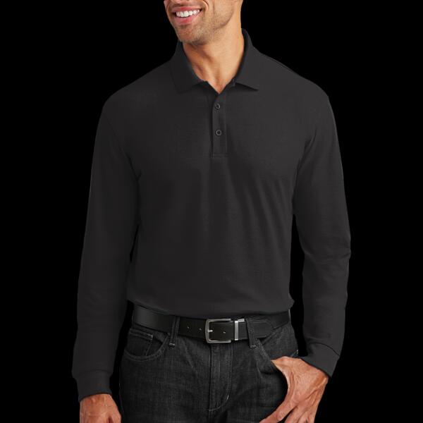 Long Sleeve Core Classic Pique Polo Thumbnail