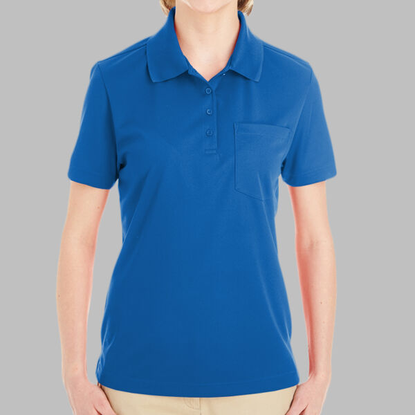 Ladies' Origin Performance Piqué Polo with Pocket Thumbnail