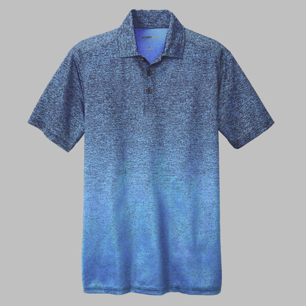 Ombre Heather Polo Thumbnail