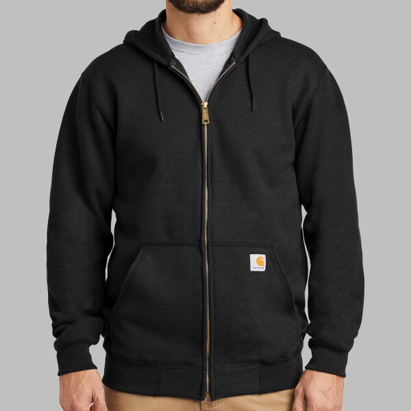 Midweight Hooded Zip Front Sweatshirt Thumbnail