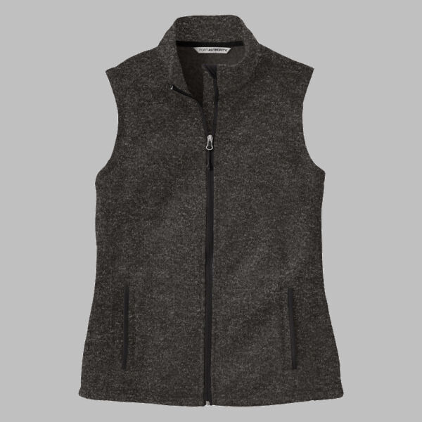 Women's Sweater Fleece Vest Thumbnail