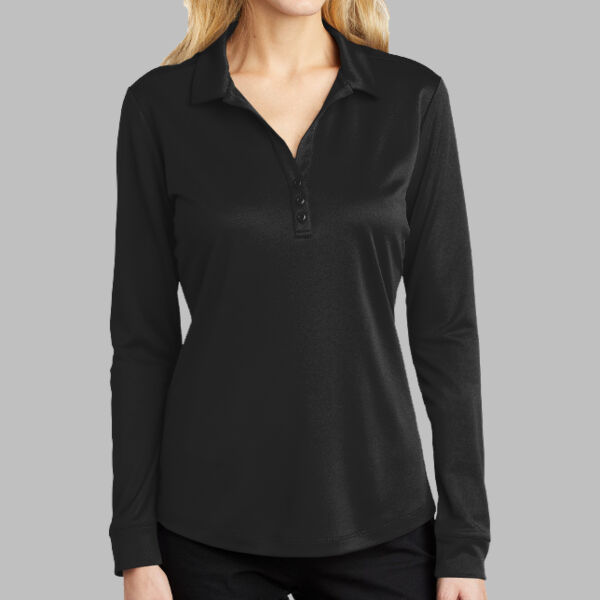Women's Silk Touch Performance Long Sleeve Polo Thumbnail