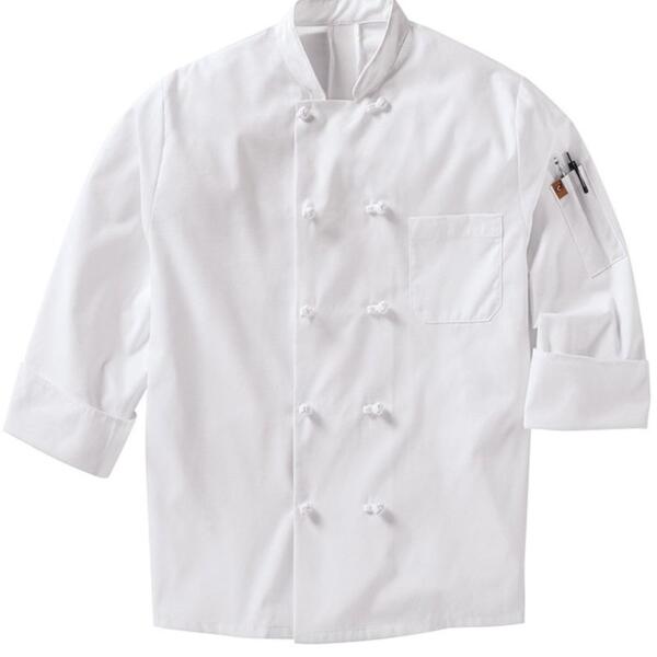 Mimix™ Ten Knot Button Chef Coat with OilBlok Thumbnail