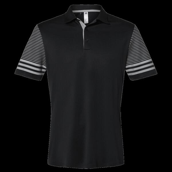 Men's Striped Sleeve Polo Thumbnail