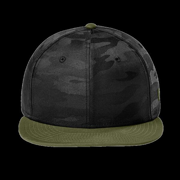 Camo Flat Bill Snapback Cap Thumbnail